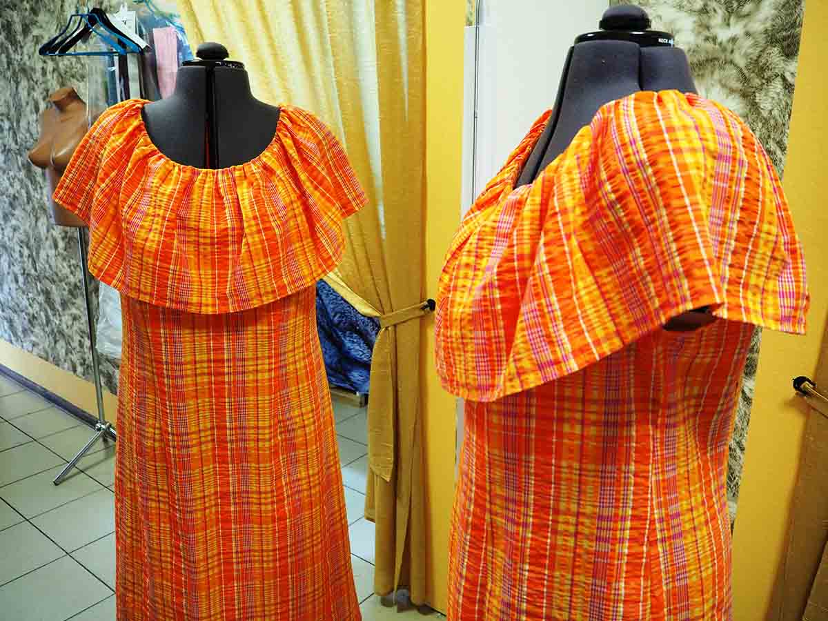 Платье-сарафан из натурального хлопка